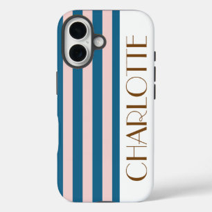 Funda iPhone 16 Rayas Modernas Coloridas y Elegantes