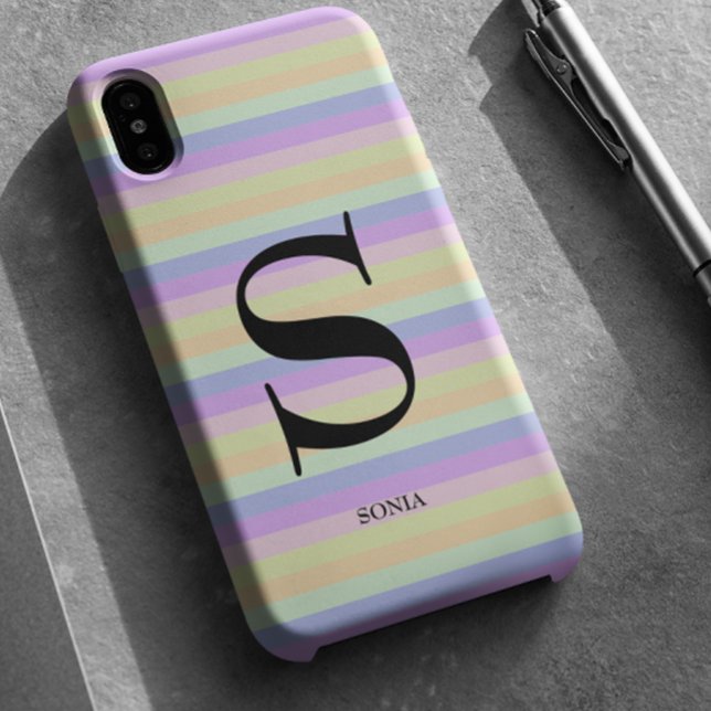 Funda iPhone 16 Rayas Pastel (Subido por el creador)