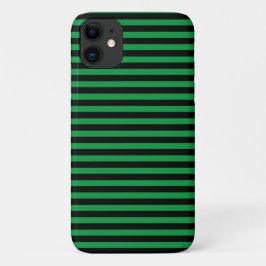 Funda iPhone 16 Rayas verticales verdes y negras