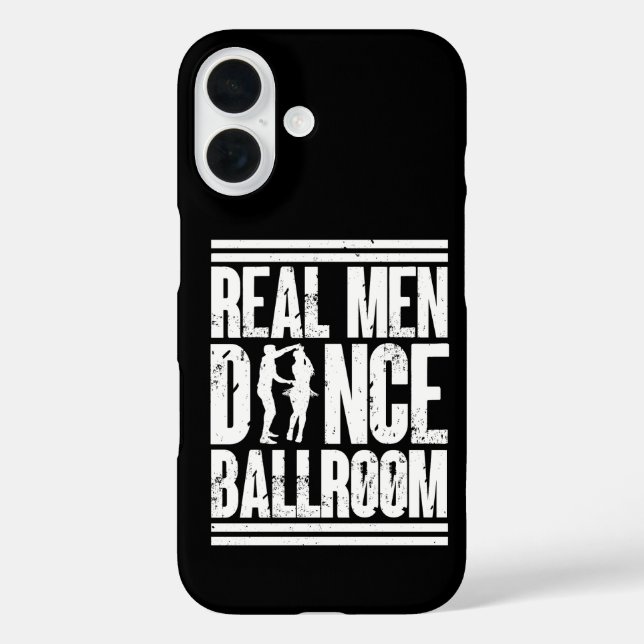 Funda iPhone 16 Real Men Dance Ballroom - Gift Ballroom Dancers (Reverso )