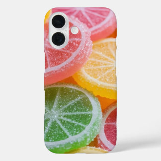 Funda iPhone 16 Rebanadas de Fruta de Jalea Dulce