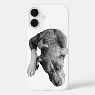 Funda iPhone 16 Recorte vertical: cabeza y hoja