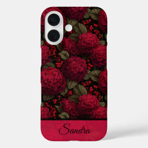 Funda iPhone 16 Recuerdos de Boda Elegantes Hortensias Personaliza
