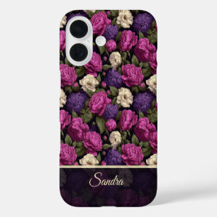 Funda iPhone 16 Recuerdos de Boda Minimalistas Nombre de la Flor H