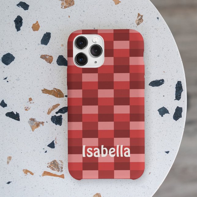 Funda iPhone 16 Red Shades Color Blocks (Subido por el creador)