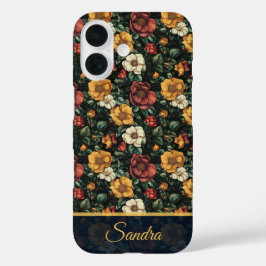 Funda iPhone 16 Regalo Clásico Rosa Nombre Madre