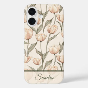 Funda iPhone 16 Regalo Colorido para Damas de Honor Tulipán Floral