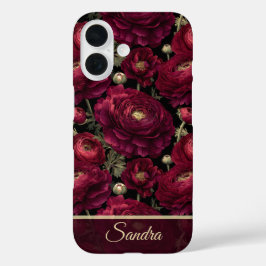 Funda iPhone 16 Regalo de Amigo Íntimo Ranunculus Flor Nombre