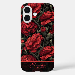 Funda iPhone 16 Regalo de Dama de Honor de Moda Nombre de Flor de