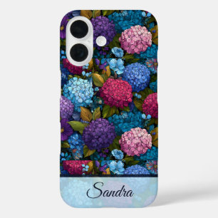Funda iPhone 16 Regalo de inauguración de casa con hortensias de n