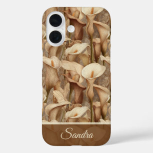 Funda iPhone 16 Regalo de Lirios de Calla para Chicas Coloridas Pe