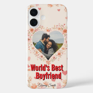 Funda iPhone 16 Regalo de San Valentín para él - El mejor novio de