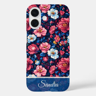 Funda iPhone 16 Regalo Esposa Elegante Nombre Rosa