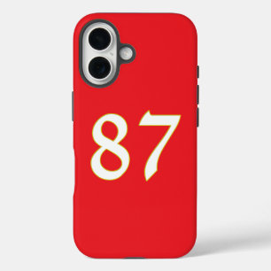 Funda iPhone 16 regalo gracioso para todos los fans jugador número