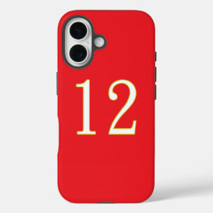 Funda iPhone 16 regalo gracioso para todos los fans jugador número