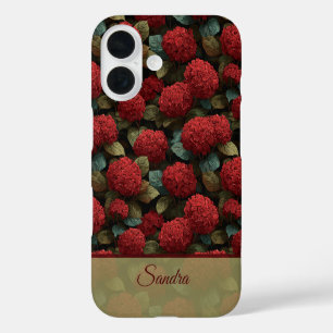 Funda iPhone 16 Regalo Lindo de Mudanza Hortensias Floral Personal
