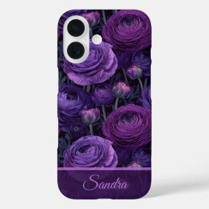 Funda iPhone 16 Regalo minimalista de dama de honor floral Ranuncu