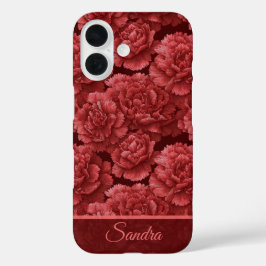 Funda iPhone 16 Regalo Navideño Bonito Clavel Personalizado