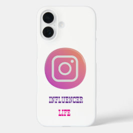 Funda iPhone 16 Regalo para creador de contenido trendy de Instagr