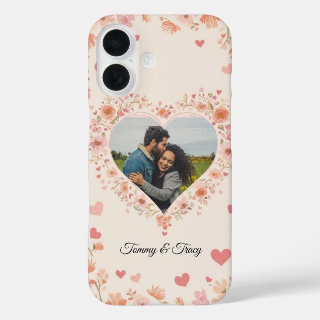 Funda iPhone 16 Regalo romántico de San Valentín para él (Reverso )
