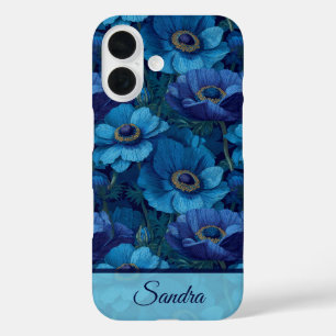 Funda iPhone 16 Regalo Única para Esposa Anémonas Nombre