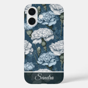 Funda iPhone 16 Regalo Único de Boda Floral de Clavel Personalizad