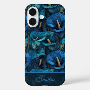 Funda iPhone 16 Regalo Únicos de Graduación Lirios de Calla Nombre