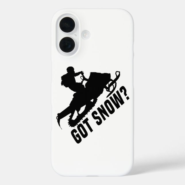 Funda iPhone 16 Regalos de moto de nieve - Got Snow (Reverso )