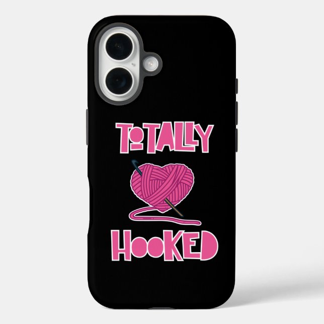 Funda iPhone 16 Regalos de punto de crocheting (Reverso )