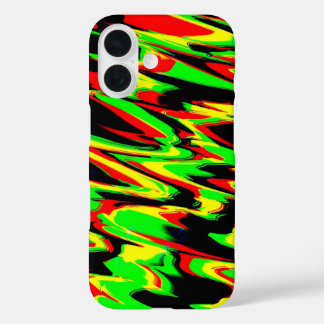 Funda iPhone 16 Reggae rasta rastafari Verde Rojo negro