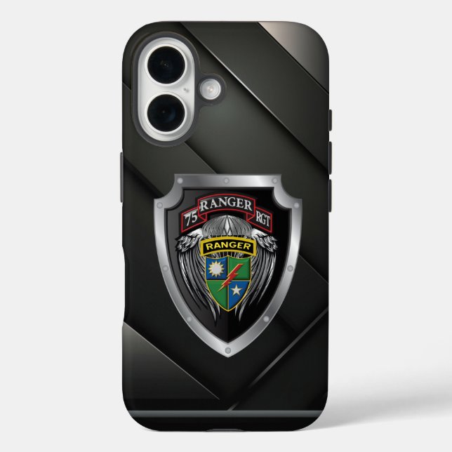Funda iPhone 16 Regimiento Ranger 75  (Reverso )