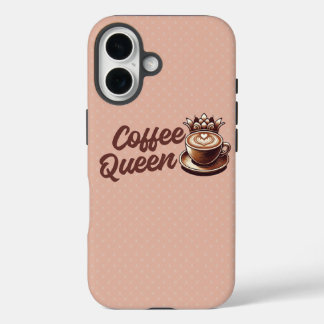 Funda iPhone 16 Reina del café