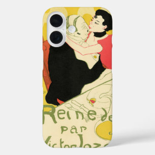 Funda iPhone 16 Reine de Joie Toulouse Lautrec