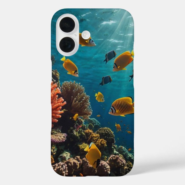 Funda iPhone 16 Reino del Coral (Reverso )