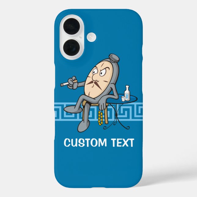 Funda iPhone 16 Relajante reloj (Reverso )