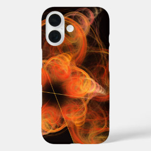 Funda iPhone 16 relámpagos arte abstracto