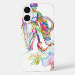 Funda iPhone 16 Remolino de humo de neón
