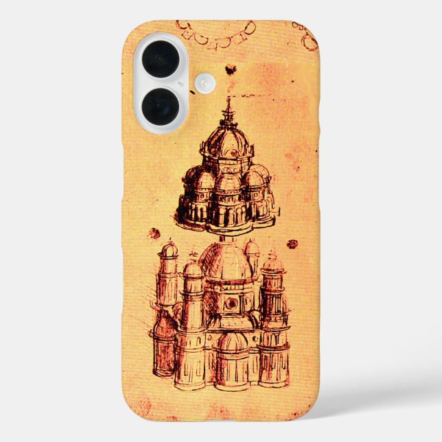 FUNDA iPhone 16 RENACIMIENTO DE PROYECTO ARQUITECTURAL,ARQUITECTO (Reverso )
