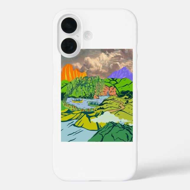 Funda iPhone 16 Renacimiento moderno (Reverso )