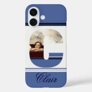 Funda iPhone 16 RENAISSANCE ANGEL C LETRA Winged Cherub Monograma