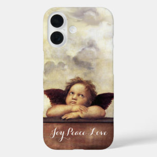 Funda iPhone 16 RENAISSANCE ANGEL Winged Cherub Alegría paz amor