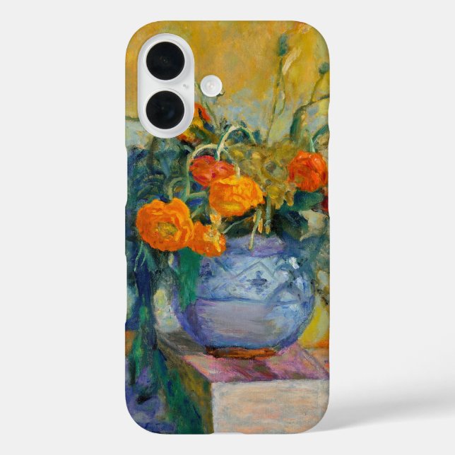 Funda iPhone 16 Renoncules au Vase Bleu | Pierre Bonnard (Reverso )