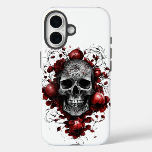 Funda iPhone 16 Requiem floral en móvil