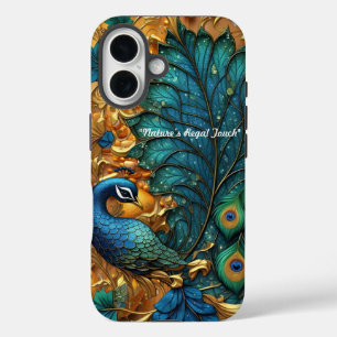 Funda iPhone 16 "Resplandor de pluma etérea"