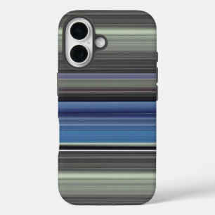 Funda iPhone 16 Resumen #1: Azul y gris
