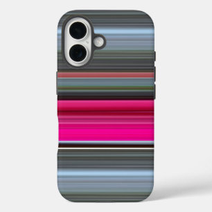 Funda iPhone 16 Resumen #1: Cerise y gris