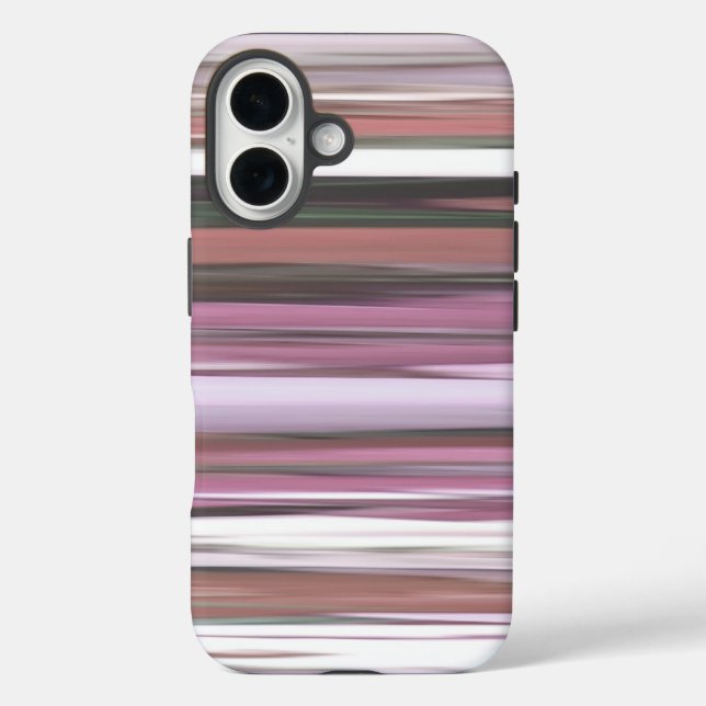 Funda iPhone 16 Resumen #2: Desenfoque rosa (Reverso )