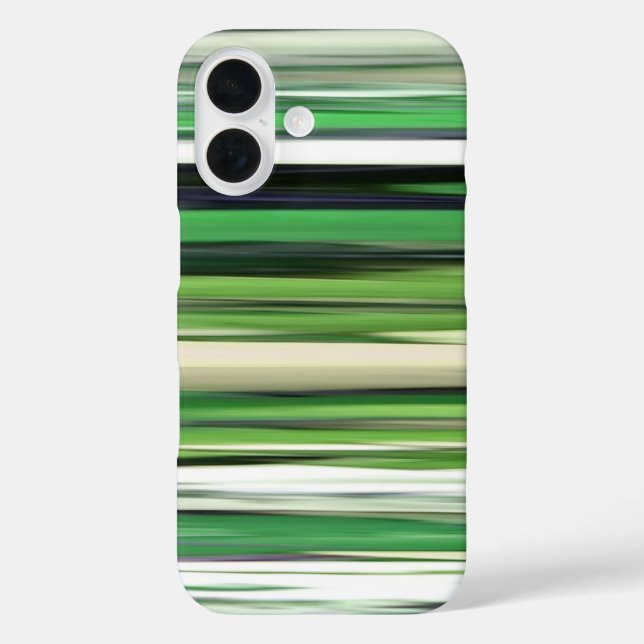 Funda iPhone 16 Resumen #2: Desenfoque verde (Reverso )