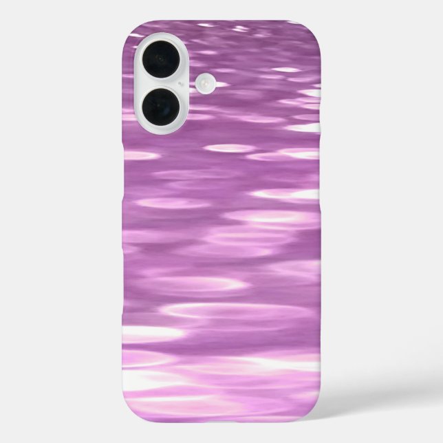 Funda iPhone 16 Resumen #3: Brillo de Lila (Reverso )