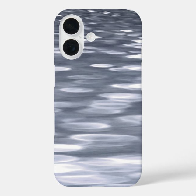Funda iPhone 16 Resumen #3: Brillo de metal de pistola (Reverso )